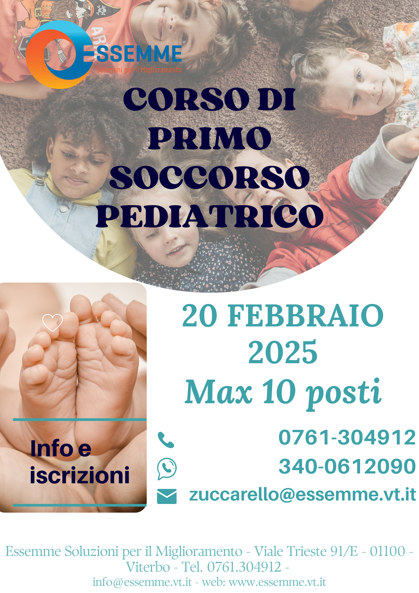 CORSO DI PRIMO SOCCORSO PEDIATRICO